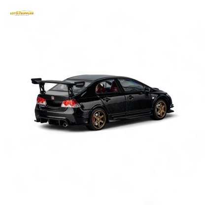 (Pre-Order) Microturbo Custom FD2 J'S Racing - Metallic Black 1:64
