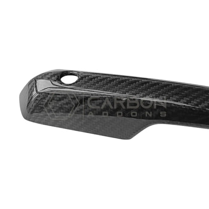 Real Carbon Fiber Exterior Door Handle Covers for 2024+ Ford Mustang