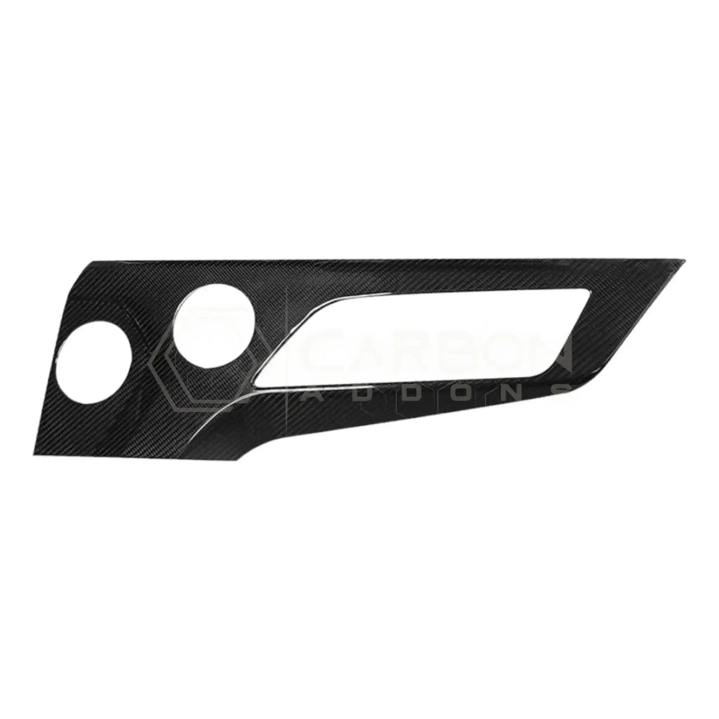Real Carbon Fiber Door Handle & Speaker Panel Trim Covers for 2024+ Ford Mustang