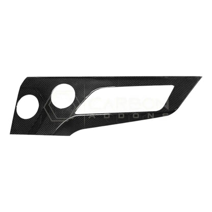 Real Carbon Fiber Door Handle & Speaker Panel Trim Covers for 2024+ Ford Mustang