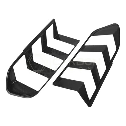Real Carbon Fiber Taillight Trim Covers for 2024+ Ford Mustang