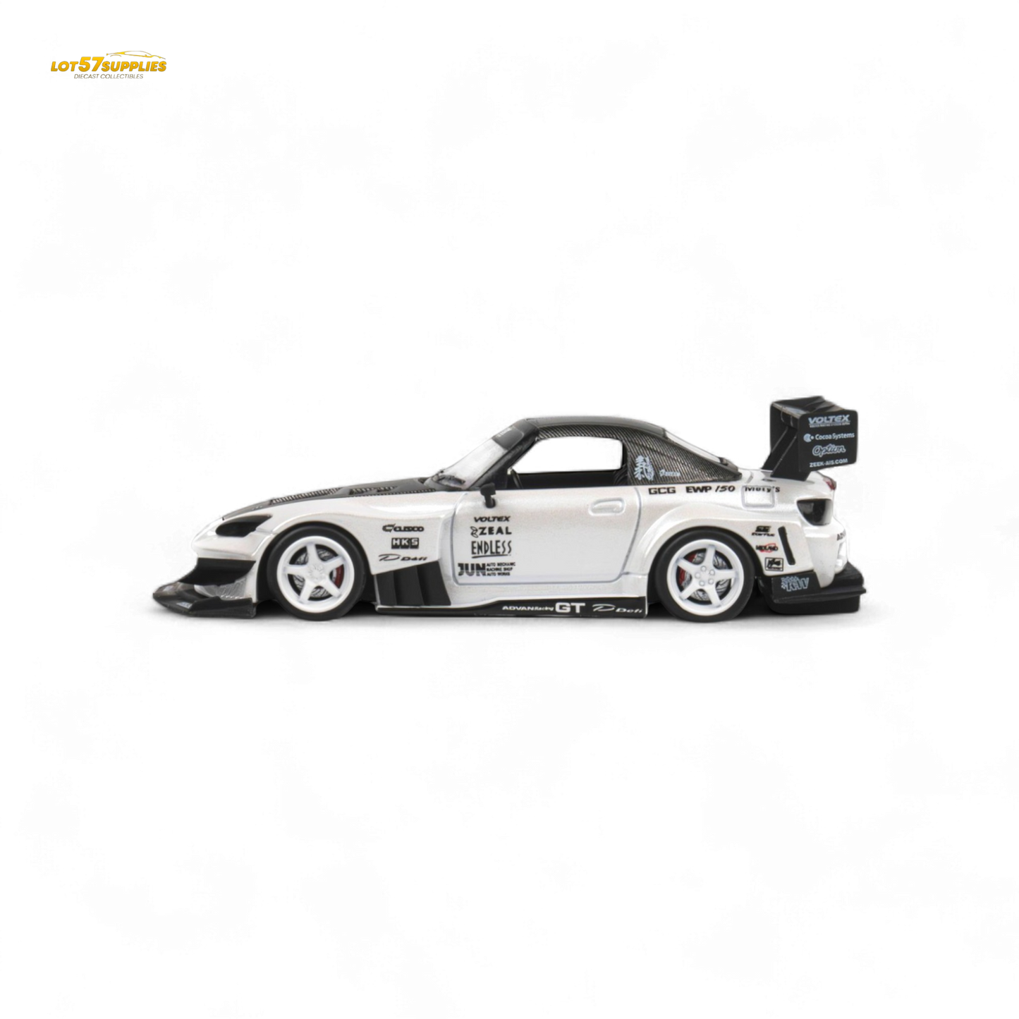Microturbo Custom S2000 - Metallic White TOP FUEL 1:64