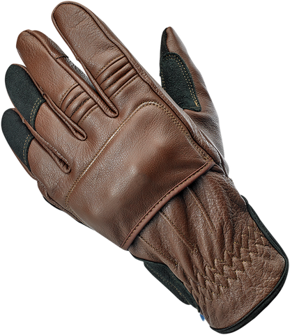 BILTWELL Belden Gloves - Chocolate/Black - Large 1505-0201-304