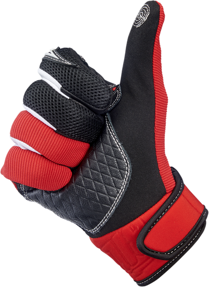 BILTWELL Baja Gloves - Red - XL 1508-0801-305