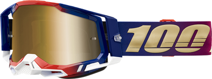 100% Racecraft 2 Goggles - United - True Gold 50010-00009