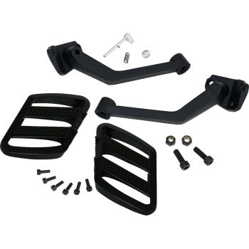 SHOW CHROME Combat Boards - Passenger - Stealth Black - Ryker '19-'24  41-428BK