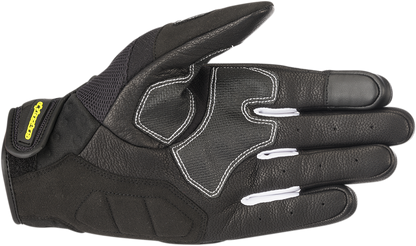 ALPINESTARS Crossland Gloves - Black/Fluo Yellow - Large 3566518-155-L