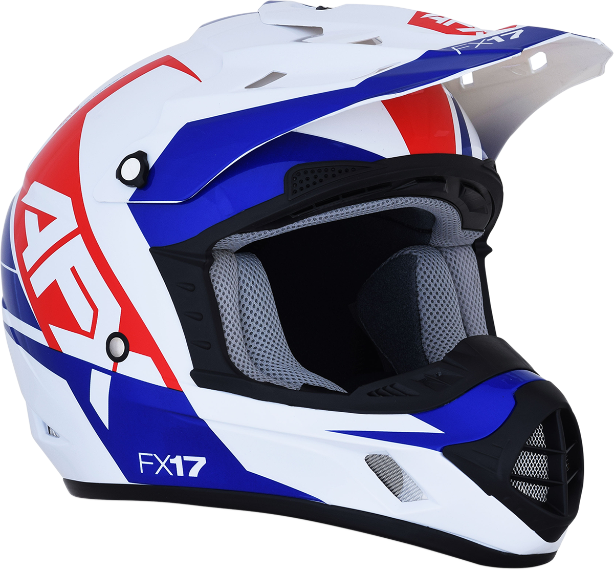 AFX FX-17 Helmet - Aced - Red/White/Blue - XL 0110-6482