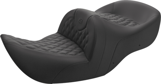 SADDLEMEN Seat - Roadsofa - Without Backrest - Full Lattice Stitch - Black H01-07-182