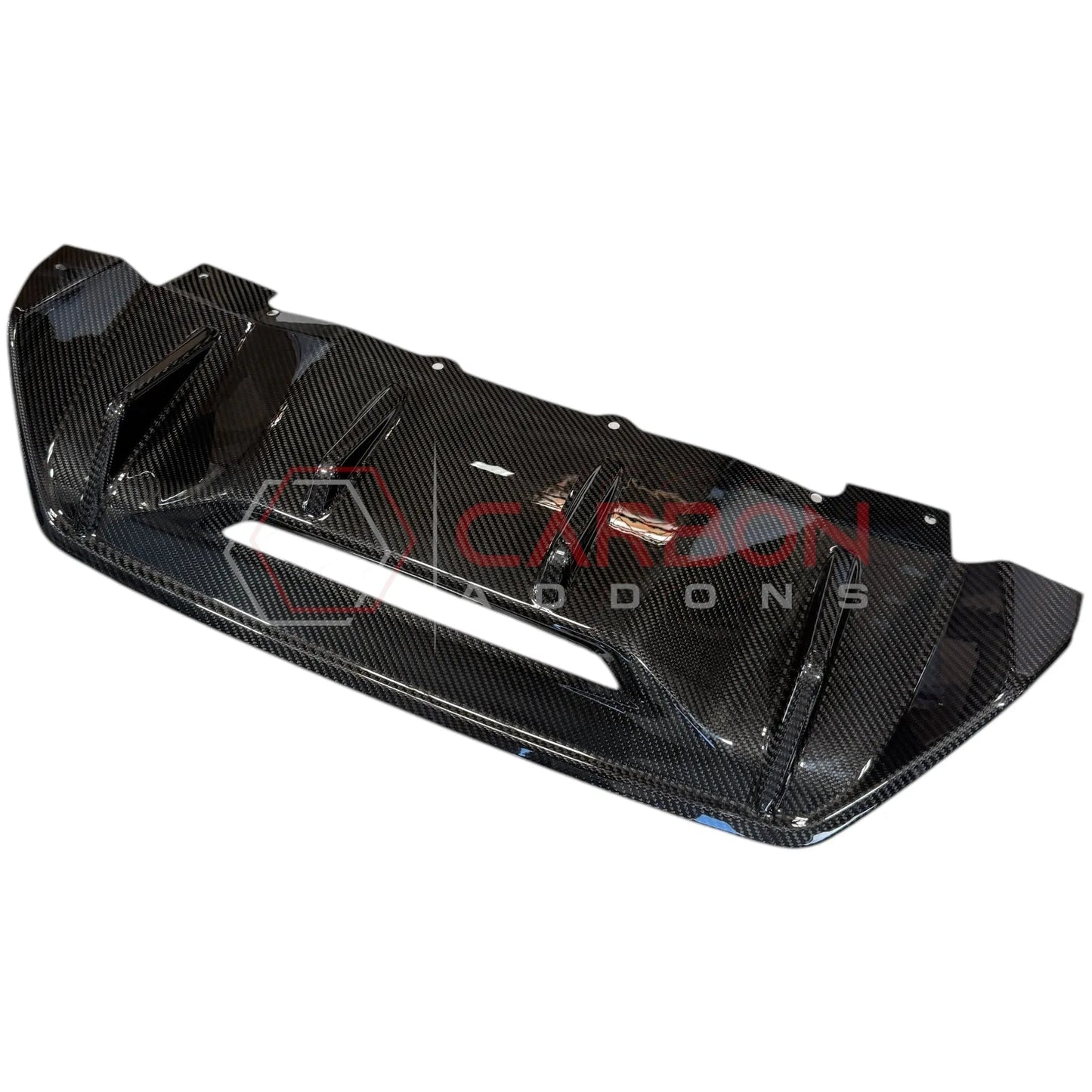2024+ S650 Mustang Real Carbon Fiber Rear Diffuser