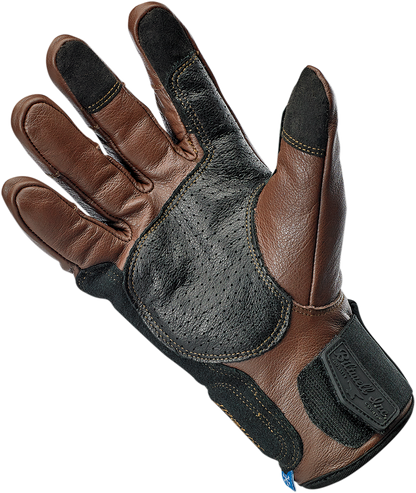 BILTWELL Belden Gloves - Chocolate/Black - Medium 1505-0201-303