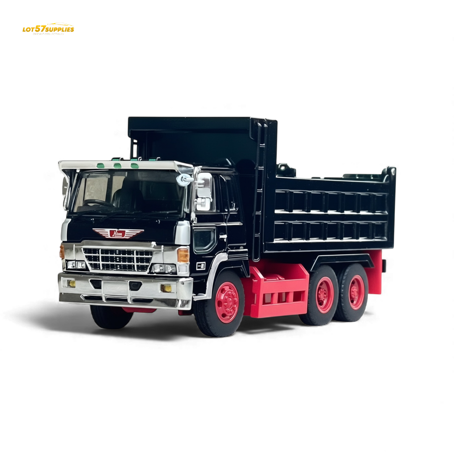 (Pre-Order) DBGT Hino Super Dolphin Dump Truck - Black 1:64
