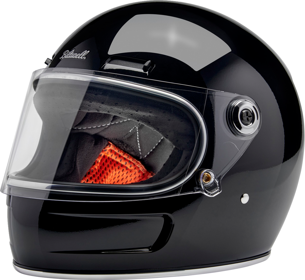 BILTWELL Gringo SV Helmet - Gloss Black - Medium 1006-101-503