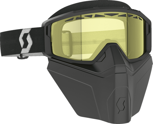 SCOTT Primal Safari Facemask Snow Goggle - Black/White - Yellow 278608-1007029