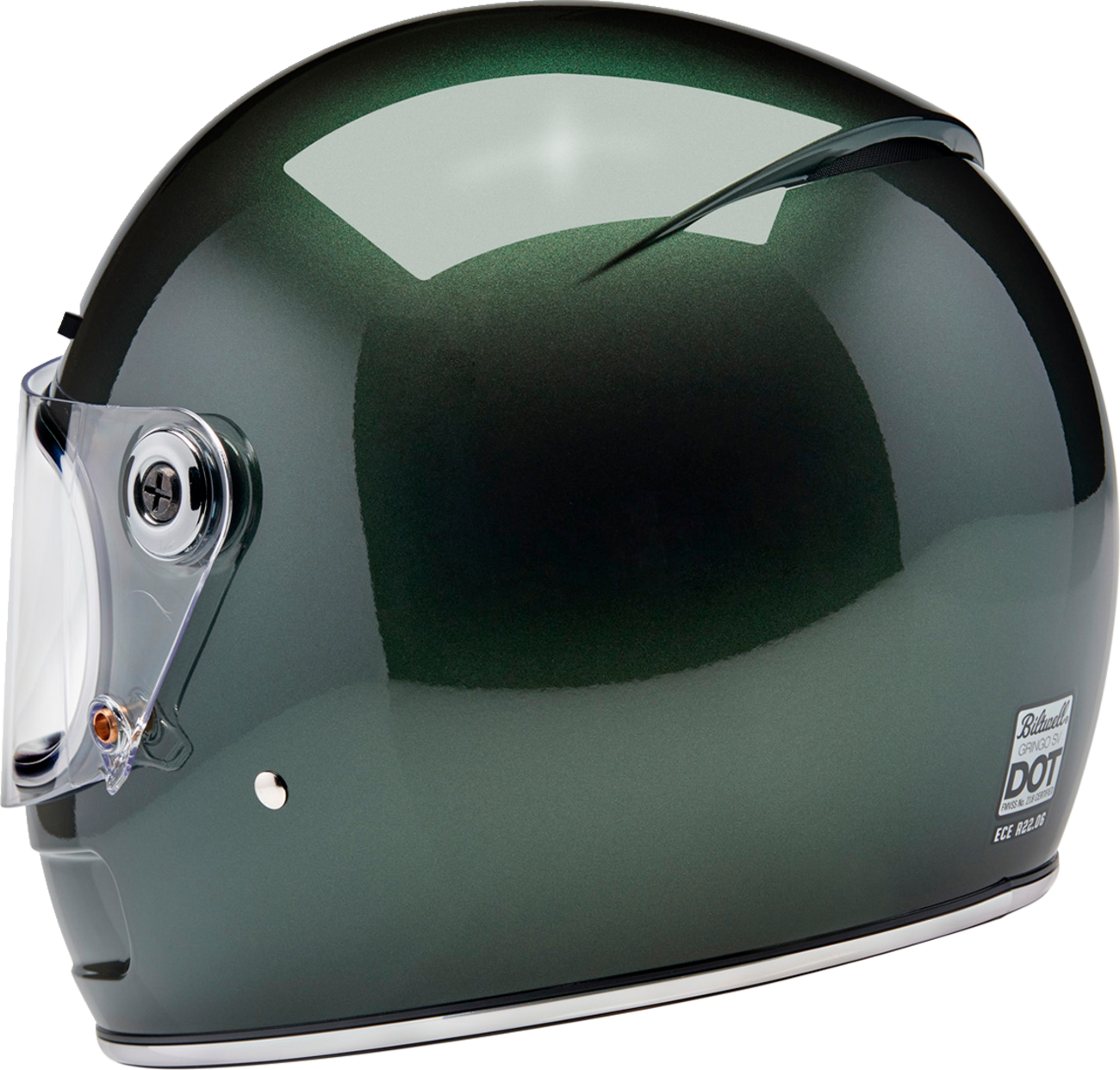 BILTWELL Gringo SV Helmet - Metallic Sierra Green - XL 1006-324-505