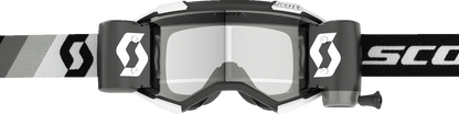 SCOTT Fury WFS Goggle - Premium Black/White - Clear 278596-7702113