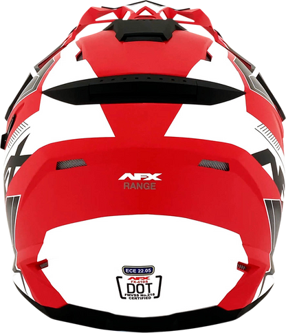 AFX FX-41 Helmet - Range - Matte Red - Small 0140-0066