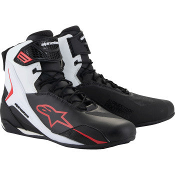 ALPINESTARS Faster-4 Shoes - Black/White/Red - US 10.5 2510425-123-105
