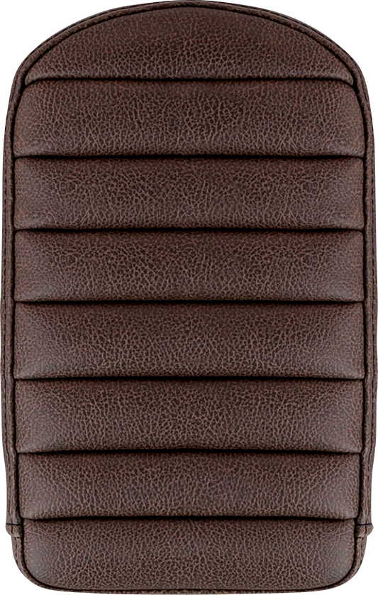 SADDLEMEN Sissy Bar Pad - Tuck-n-Roll - Brown 041146BR