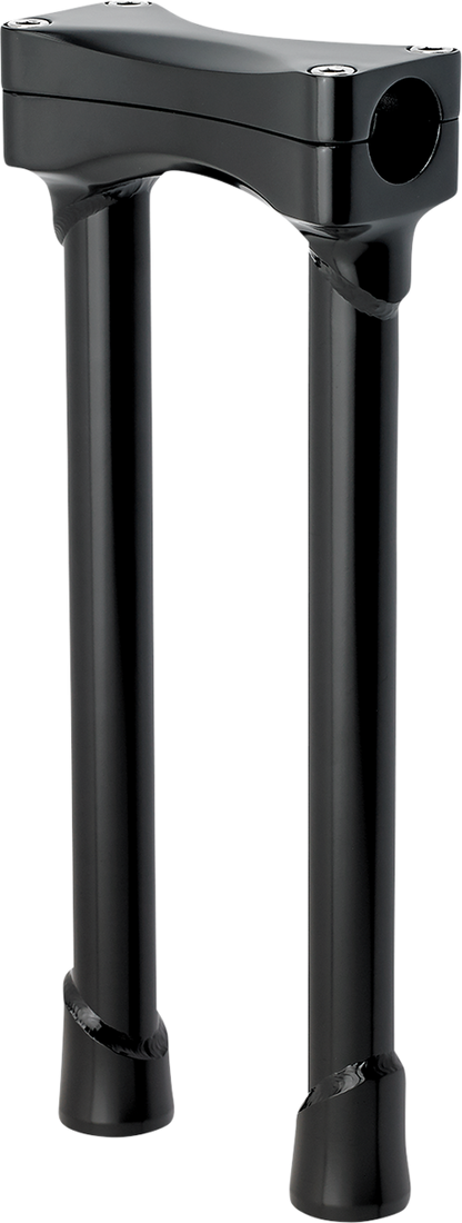 BILTWELL Risers - Murdock - Oversized - 12" - Black 6413-201-12