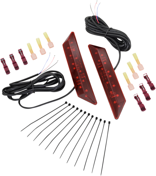 SHOW CHROME Front Fender Lights - Rear - Can-Am 41-202