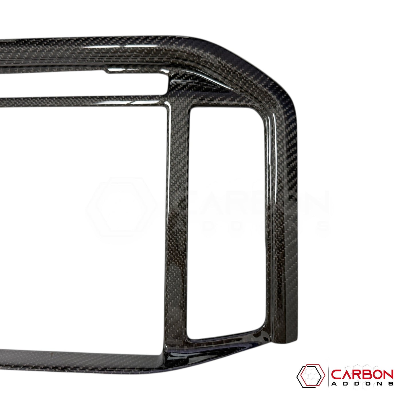 F150 2025+ Raptor/Lariat Radio Infotainment Screen Trim Carbon Fiber Cover
