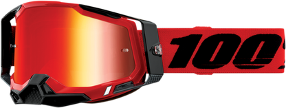 100% Racecraft 2 Goggles - Red - Red Mirror 50010-00003