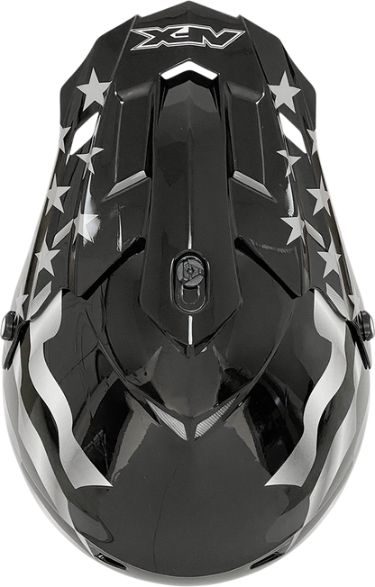 AFX FX-17 Helmet - Flag - Stealth - XL 0110-2366