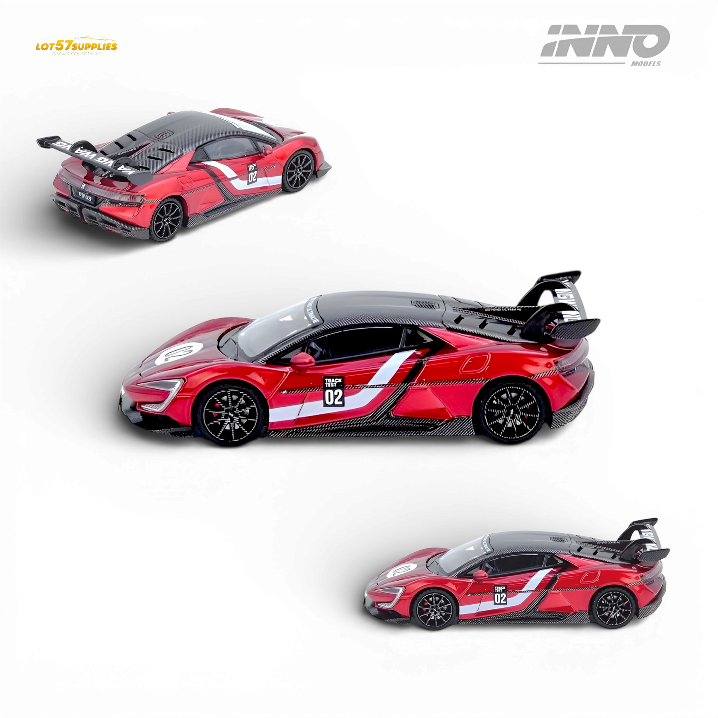 (Pre-Order) INNO64 YANGWANG U9 Nurburgring Test Car 2025 - Fastest EV 1:64