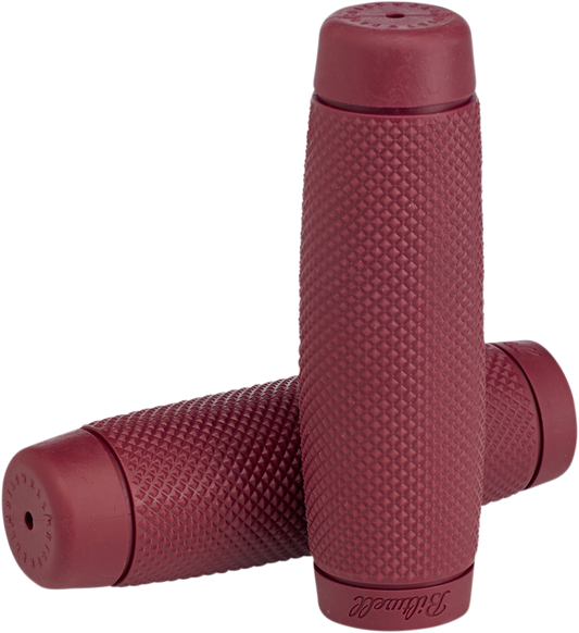 BILTWELL Grips - Recoil - 1" - Oxblood 6703-0301