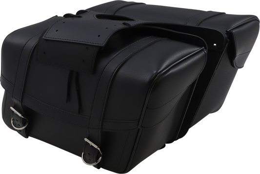 SADDLEMEN Highwayman Slant-style Saddlebags - Large X021-02-041