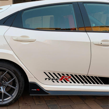 Honda Civic Type R Sticker Decal. Racing Stripes. #6803