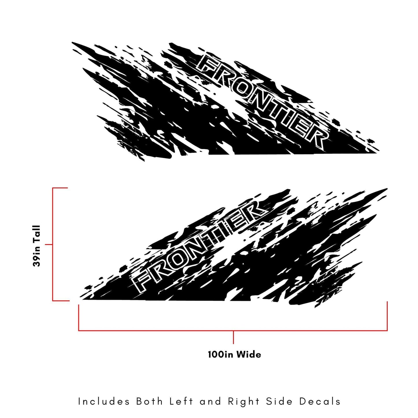 Nissan Frontier Truck Mud Splash Decal Sticker. #6831