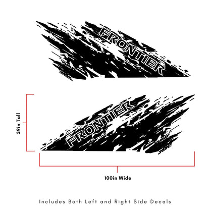 Nissan Frontier Truck Mud Splash Decal Sticker. #6831