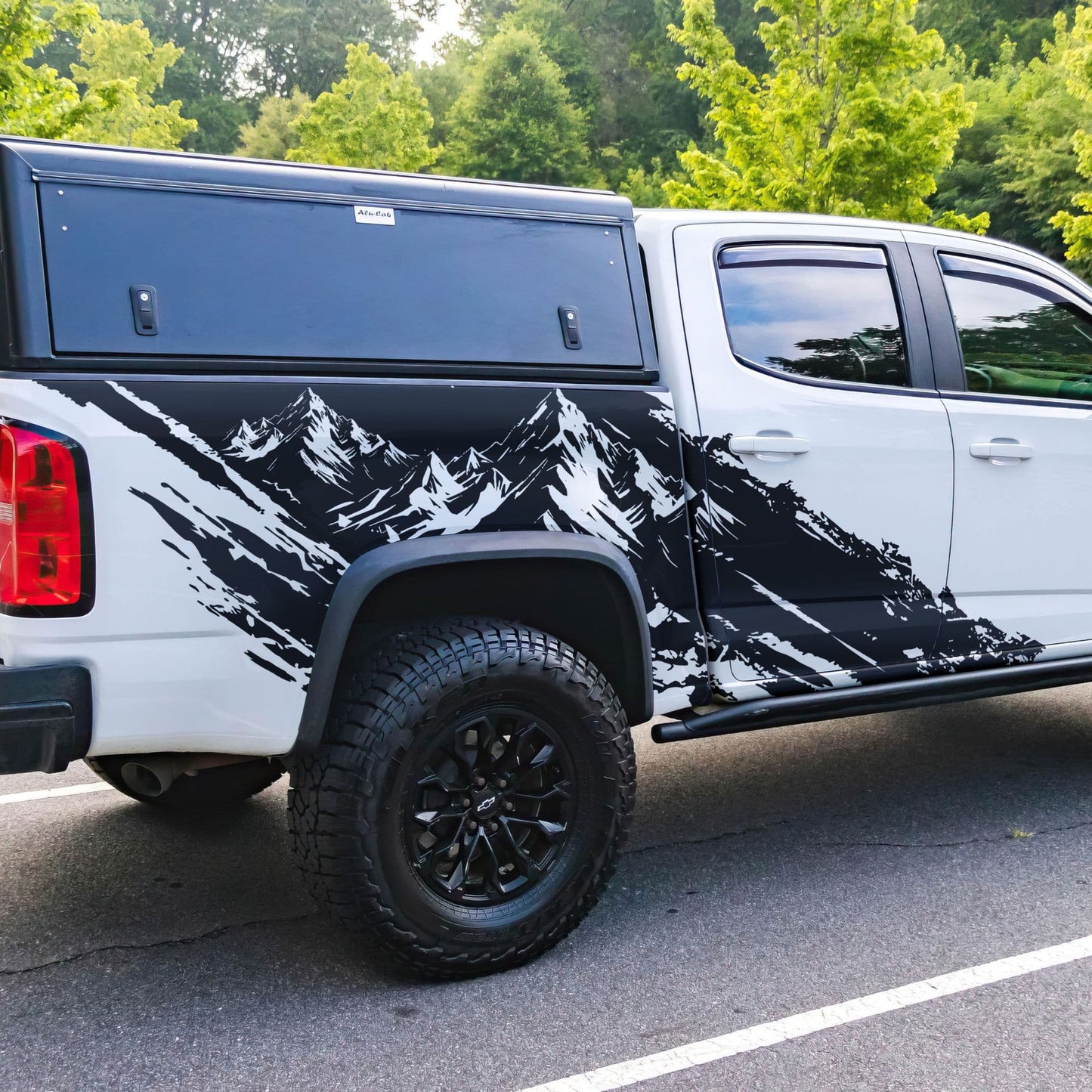 Chevy Colorado Truck Mud Splash Mountain Vinyl Car Graphic Sticker. Set of 2. #7110-Sup