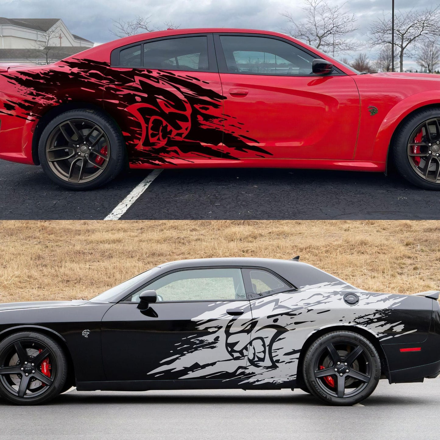Hellcat Decal Sticker for Challenger, Charger, Durango SRT. #7003