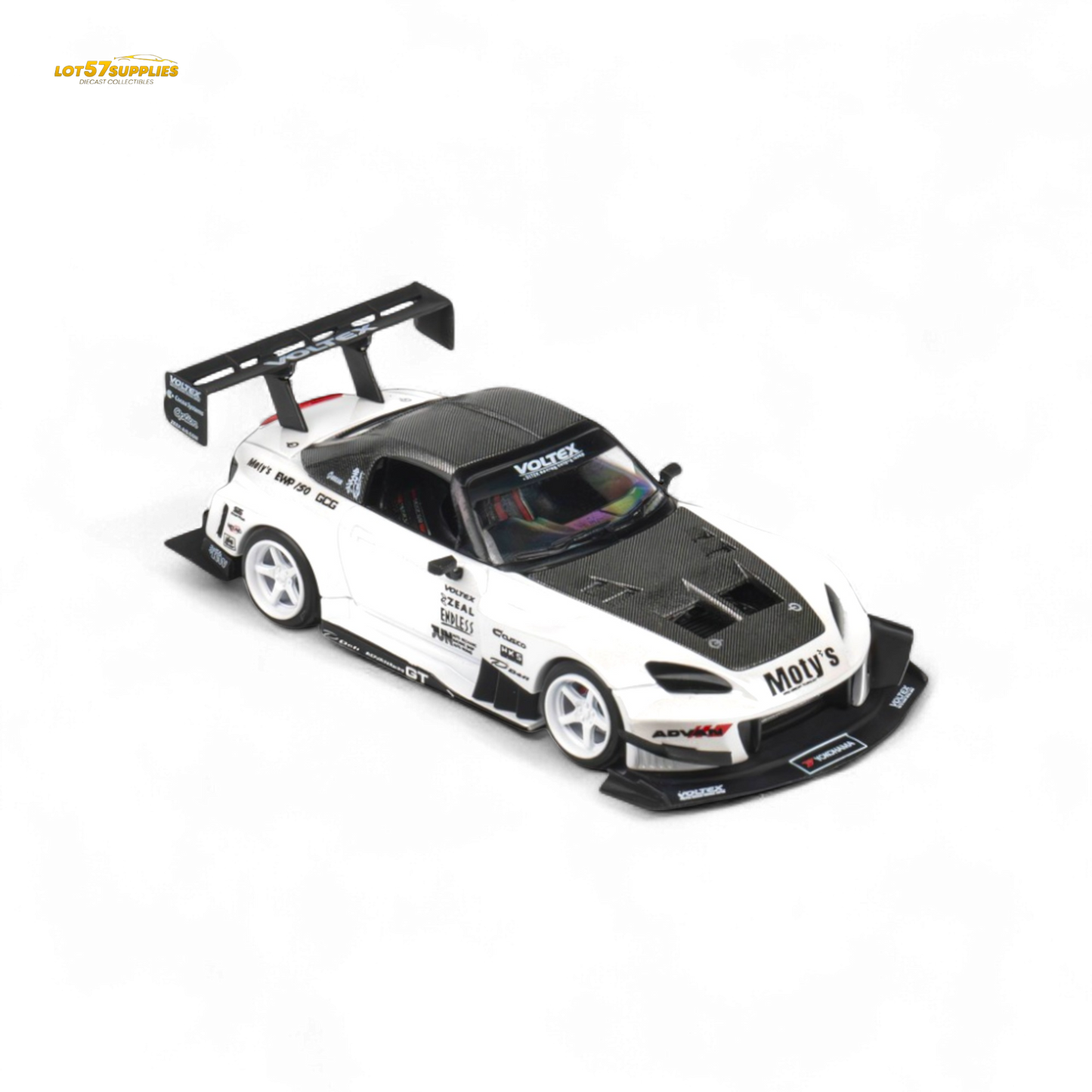 Microturbo Custom S2000 - Metallic White TOP FUEL 1:64