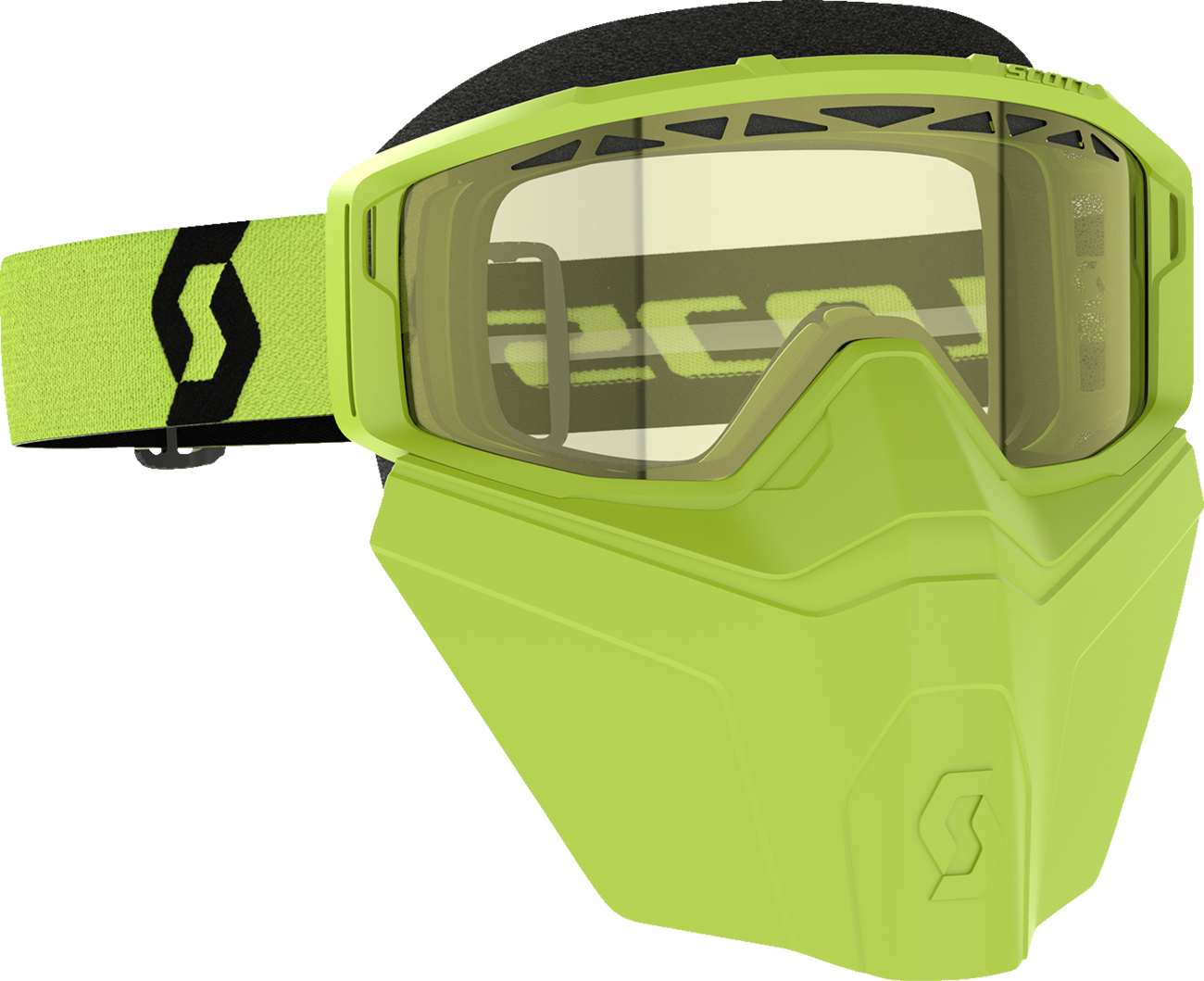 SCOTT Primal Safari Facemask Snow Goggle - Yellow/Black - Yellow 278608-1017029