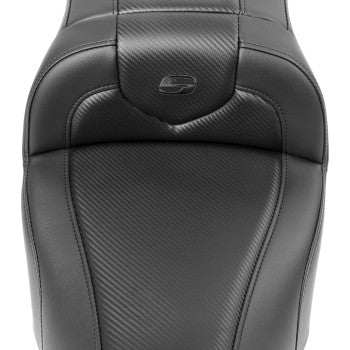 SADDLEMEN RoadSofa™ Seat - Carbon Fiber - without Backrest - FLTR/FLHX '23-'24 823-07-18500