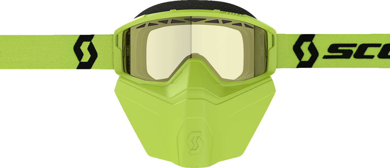 SCOTT Primal Safari Facemask Snow Goggle - Yellow/Black - Yellow 278608-1017029