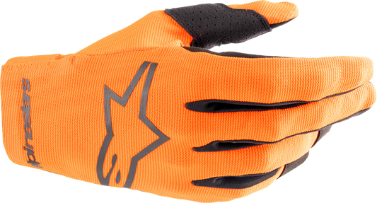 ALPINESTARS Youth Radar Gloves - Hot Orange/Black - Large 3541824-411-L