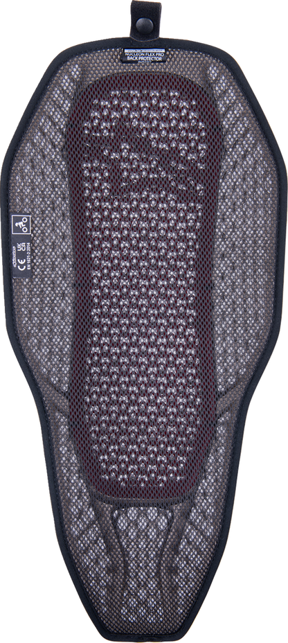ALPINESTARS Nucleon Flex Proi Full Back Protection Insert - Transparent Smoke/Red - Small 6526323-003-S