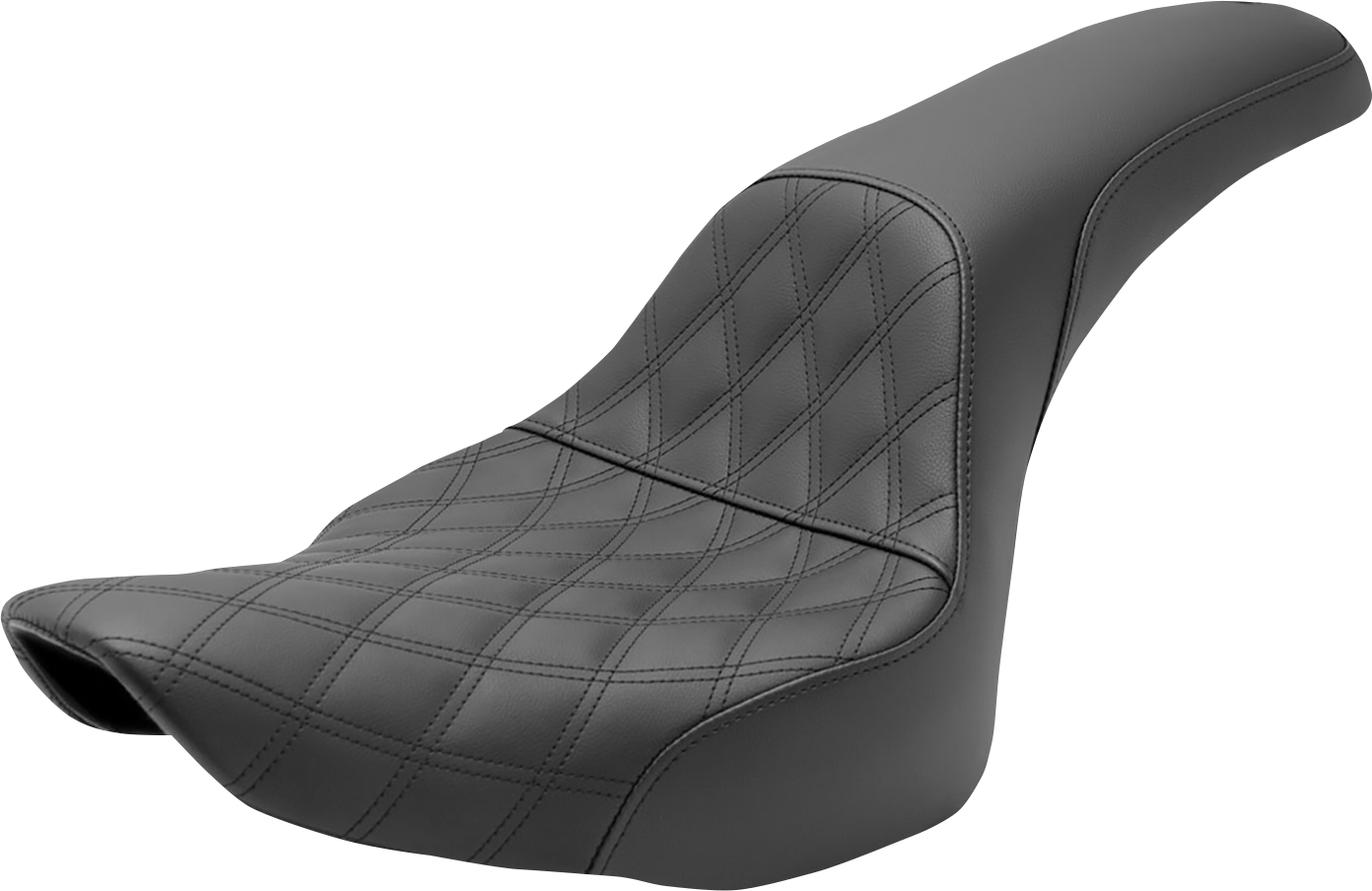 SADDLEMEN Profiler Seat - Front Lattice/Rear Smooth - Black 806-12-149