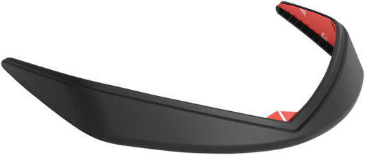 SHOW CHROME Fender Tip Accent - Black - Front 52-940BK