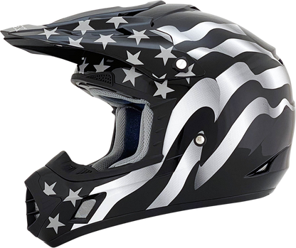 AFX FX-17 Helmet - Flag - Stealth - Small 0110-2363