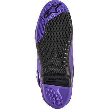 ALPINESTARS Limited Edition Salt Lake Tech 10 Boots - Purple/Gold/Black - US 11 2010020-373-11