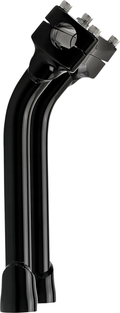 BILTWELL Risers - Murdock - Oversized - Pullback - 10" - Black 6414-201-10