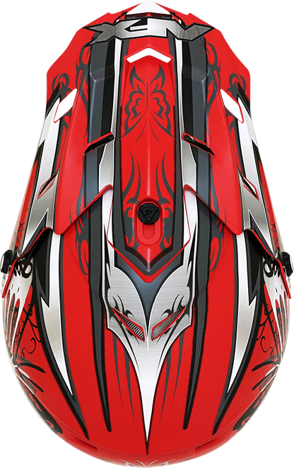 AFX FX-17 Helmet - Butterfly - Matte Ferrari Red - Small 0110-7117