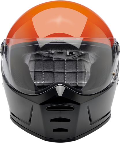 BILTWELL Lane Splitter Helmet - Gloss Podium Orange/Gray/Black - Medium 1004-550-103