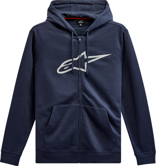 ALPINESTARS Ageless 2 Zip Hoodie - Navy/Gray - Large 1038530527011L